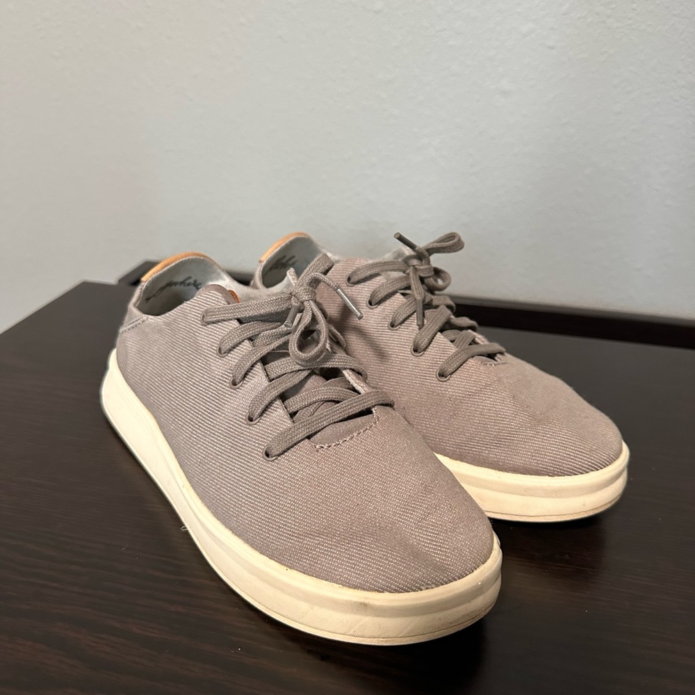 Olukai Gray canvas Sneakers